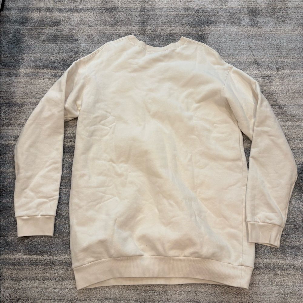 Gucci Ivory and Forest Green Logo Crewneck Sweater - Picture 3 of 7